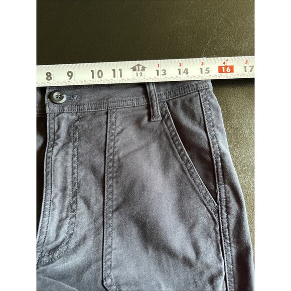 J. Crew Pants Womens 27 Navy The New Straight Leg Cargo Stretch Cotton Utility - Picture 9 of 11